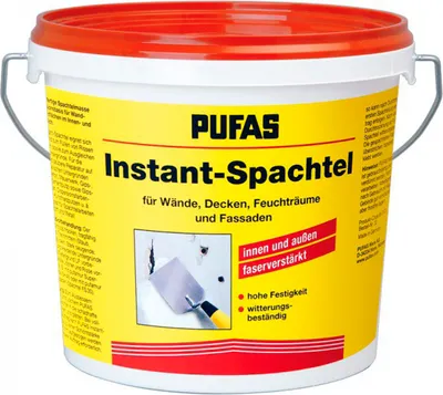 Produktbild von PUFAS Instant-Spachtel für innen und außen - 4kg