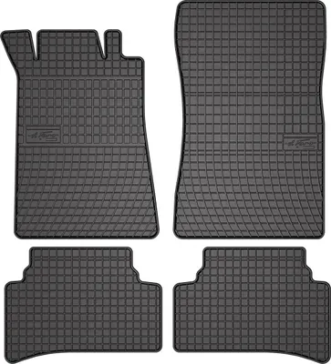 Zdjęcie produktu dla 1993-2001 Dywaniki podłogowe Mercedes C Class W202 gumowe czarne 4 szt