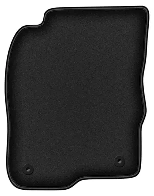 Produktbild von Fahrermatte Velours für Mitsubishi Galant VIII 1996-2007 (Kombi/Limousine) – 1-tlg, Schwarz, passgenau – Wielganizator DURBAN