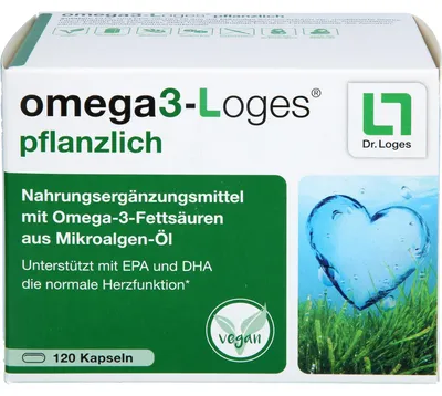 Obrázek produktu pro omega3-Loges vegetariánské kapsle, 120 kapslí