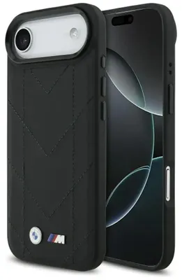 Obrázok produktu pre Etui Bmw M Quilted Logo Magsafe Na Iphone 17 Air - Čierne