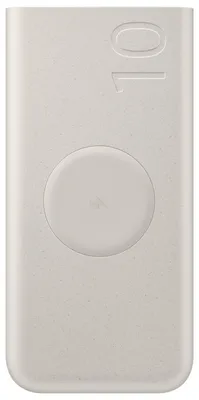 Zdjęcie produktu dla Samsung EB-U2510XUEGWW, 10000 mAh, Power Delivery 3.0, Bezprzewodowe ładowanie, Beżowy