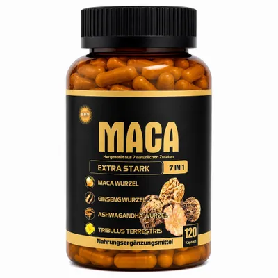 Produktbild von BPV® MACA extra stark (120 Kapseln) - BEST MACA- 7 IN 1