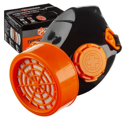 Zdjęcie produktu dla Respirator z filtrem węglowym maska do lakierowania i chemii Polax