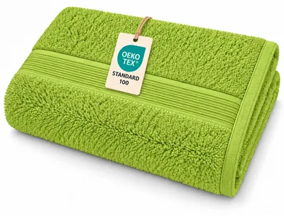 Zdjęcie produktu dla Ręcznik do sauny, frotte, 500 g/m², 80 x 200 cm, kolor zielony jabłkowy