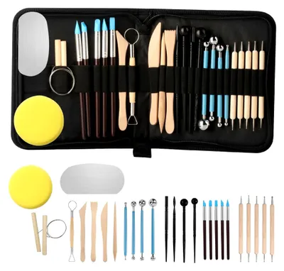 Produktbild von 27-teiliges Set für Modellierwerkzeuge