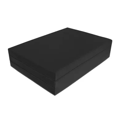 Produktbild von Klappbare Spiel- & Turnmatte schwarz (RG18) 3-teilig 180x70x8 cm