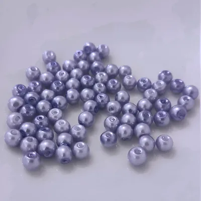 Produktbild von Glasperlen - Typ 'rund' - 12g - 2 mm - Flieder