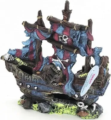 Produktbild von Aquariumdekoration Boot 23 x 23 x 8 cm