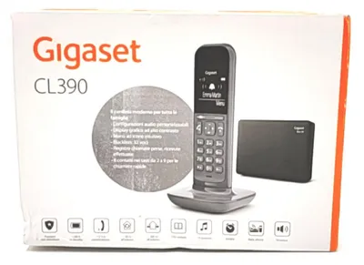 Zdjęcie produktu dla Gigaset Cl390 Bezprzewodowy Telefon Głośnomówiący Szary