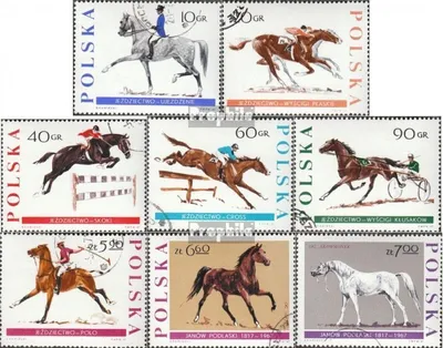 Produktbild von Briefmarken Polen 1967 Mi 1740-1747 (kompl.Ausg.) postfrisch Pferdesport