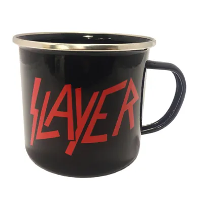Produktbild von Slayer Emaille Becher Logo