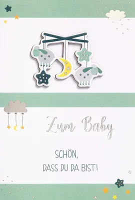 Produktbild von Geburt - Baby - Freudiges Ereignis - FEELINGS COLLECTION Karte mit