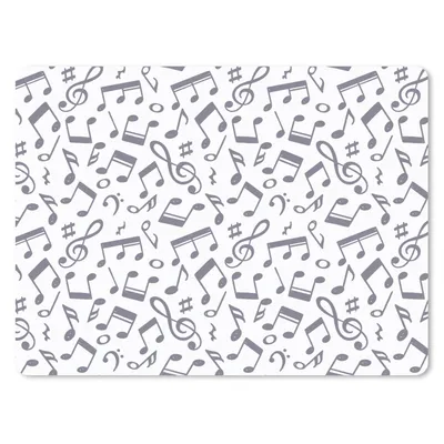 Produktbild von MuchoWow® Mauspad Mousepad Musiknoten - Muster - Musik 40x30 cm - Mousepads - Maus Mat - Pad - Mausunterlage - Anti Rutsch