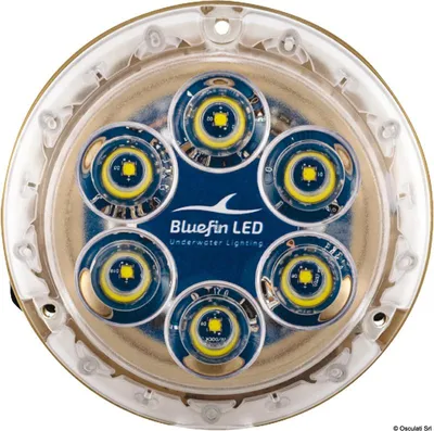 Obrázok produktu pre Podvodné svietidlo PIRANHA P6 NITRO LED, modré, 12 V, Osculati 13.350.21