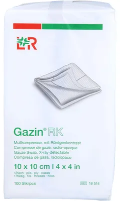Immagine prodotto di Gazin compresse non sterili con RK 10x10cm, 100 compresse