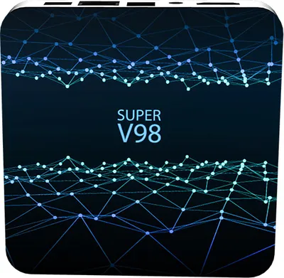 Image de V98 Android 9.0 TV Box 4GB RAM 64GB ROM 2.4G WiFi Smart Media Player RK3318 Quad Core 2GB 16GB H.265 4K HDR USB 3.0 Set Top black_ République Britannique
