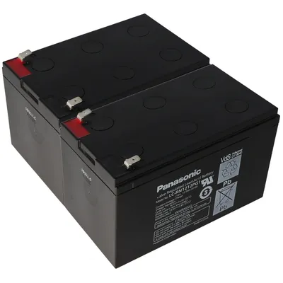 Produktbild von 2 Stück Ersatz-Akku passend für APC RBC6 passend für APC Smart UPS 700, 1000, 1500 & Back UPS Pro 1000 (Maße (LxBxH): 151x98x94mm, Gewicht: 3900 Gramm (3,9 Kg)