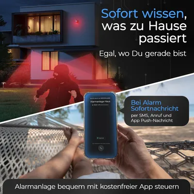 Produktbild von Funk Alarmzentrale SP210 – Basis Set mit Sabotageschutz & GSM WLAN