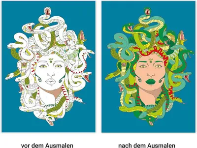 Produktbild von Ravensburger 48970 Malen nach Zahlen Ravensburger Malen nach Zahlen Fabelwesen - 32 Motive - 32 Motive für Stiftepackungen mit 2