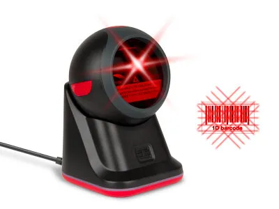 Immagine prodotto di Hamlet HBCS1D360 Lettore di codici a barre Lettore fisso di codici a barre 1D Laser Nero
