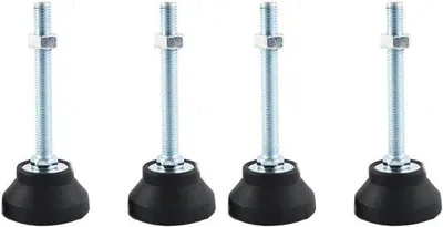 Produktbild von Famanu Möbelbeine Höhenverstellbar - Set aus 4 stabilen Beinen