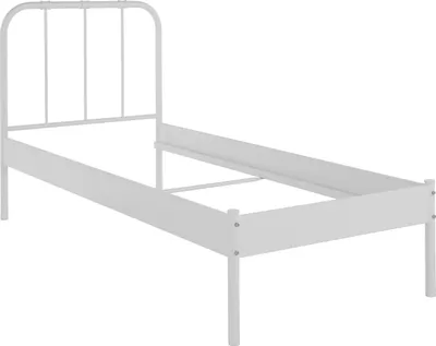 Produktbild von Ariel | Bett 90 cm Weißes Metall
