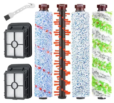 Image de Kit de brosses et de filtres pour aspirateur-laveur Bissell Crosswave, modèles 17132, 2225N, 2582N, 25821, 2519, 1785, 1926