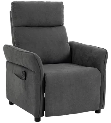 Produktbild von HOMCOM Relaxsessel, TV-Sessel mit Massage & Wärme, Dunkelgrau