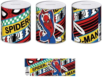 Produktbild von Marvel Metal M 10x10x12 Cm Spiderman Sparschwein Mehrfarbig  Mehrfarbig One Size