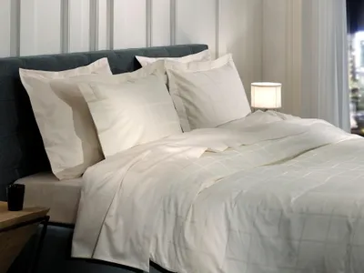 Productafbeelding van Heckettlane Dekbedovertrek Diamante Off-White 240x200-220 cm