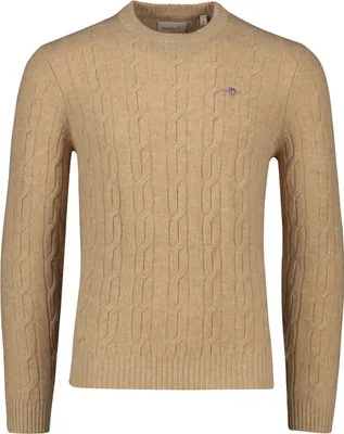 Image de Gant Pullover Kamel grob gestrickt
