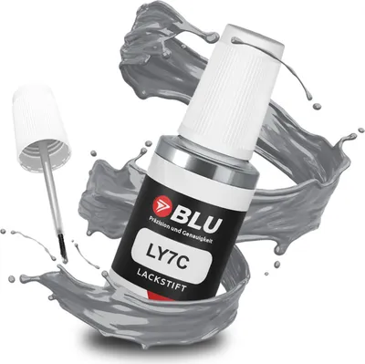 Produktbild von BLU Auto Lackstift Grau kompatibel für Volkswagen LY7C Nordgrau | Auto Lack Reparatur Ausbesserungslack