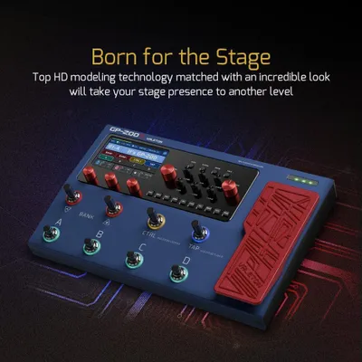 Produktbild von Multieffektprozessor für Gitarre, Bass und Akustikgitarre – Multieffektpedal – Effektpedal