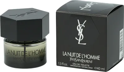 Produktbild von Yves Saint Laurent La Nuit de l'Homme, Männer, 40 ml, Spray, ALCOHOL. AQUA (WATER). PARFUM (FRAGRANCE). ETHYLHEXYL METHOXYCINNAMATE. LINALOOL. LIMONENE. BUTYL..., 1 Stück(e)