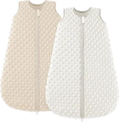 Image de Sac de couchage pour bébé, 1,5 Tog, 67 cm, lot de 2, blanc, pour l'automne