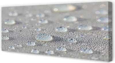 Produktbild von Leinwandbild 125x50 Wandkunst Sun Tropfen Makro