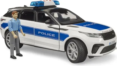 Immagine prodotto di bruder Range Rover Velar auto della polizia con poliziotto, modello di veicolo