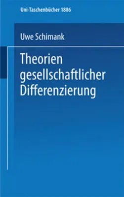 Obrázok produktu pre Theorien gesellschaftlicher Differenzierung