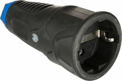 Obrázok produktu pre Zásuvka Solera 17 250 V čierna 4,8 mm 16 A IP20