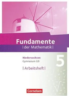 Obrázok produktu pre Fundamente der Mathematik 5. Schuljahr. Arbeitsheft mit Lösungen Gymnasium Niedersachsen
