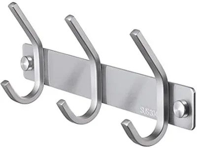 Produktbild von Edelstahl Wandhaken 3 Haken Bad