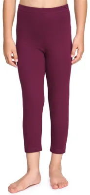 Image de Leggings 3/4 en coton pour fille Merry Style MS10-226 (bordeaux, 146 cm)