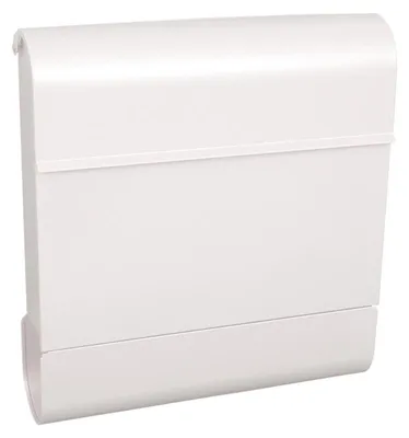 Produktbild von Wandbriefkasten Armilan mit Namensschild & Zeitungsfach | HxBxT 41x37,2x11,8cm | Einwurföffnung 32,5x3cm | Weiß