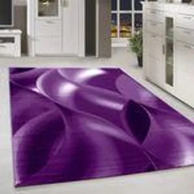 Produktbild von Homebyhome Kurzflor Teppich Wohnzimmer Modern Abstrack Design, Rechteckig Teppich, Weich und Pflegeleicht, Grösse: 80x150 cm