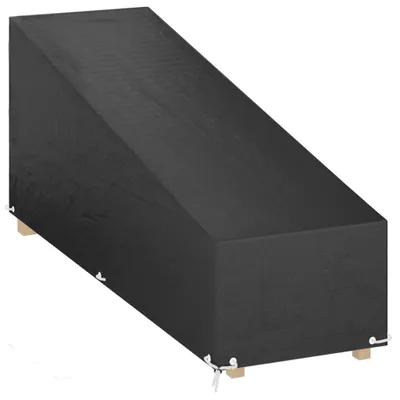Zdjęcie produktu dla vidaXL Pokrowiec na leżak 12 oczek 205x75x40/70 cm polietylen