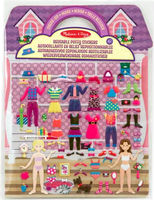 Obrázok produktu pre Opakovane použiteľné Puffy nálepky Play Set Dress-Up