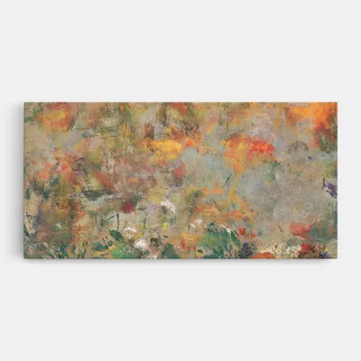 Produktbild von ARTHUB® Leinwandbild 40x80 cm, Abstract Flowers | Wohnzimmerdekoration, Hängende Bilder, Wanddekoration, Heimdekoration, Abstrakte, Abstrakte Kunst