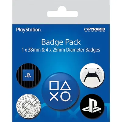 Zdjęcie produktu dla Zestaw odznak Playstation