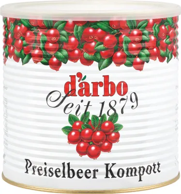 Produktbild von Darbo Preiselbeer-Kompott 2800g